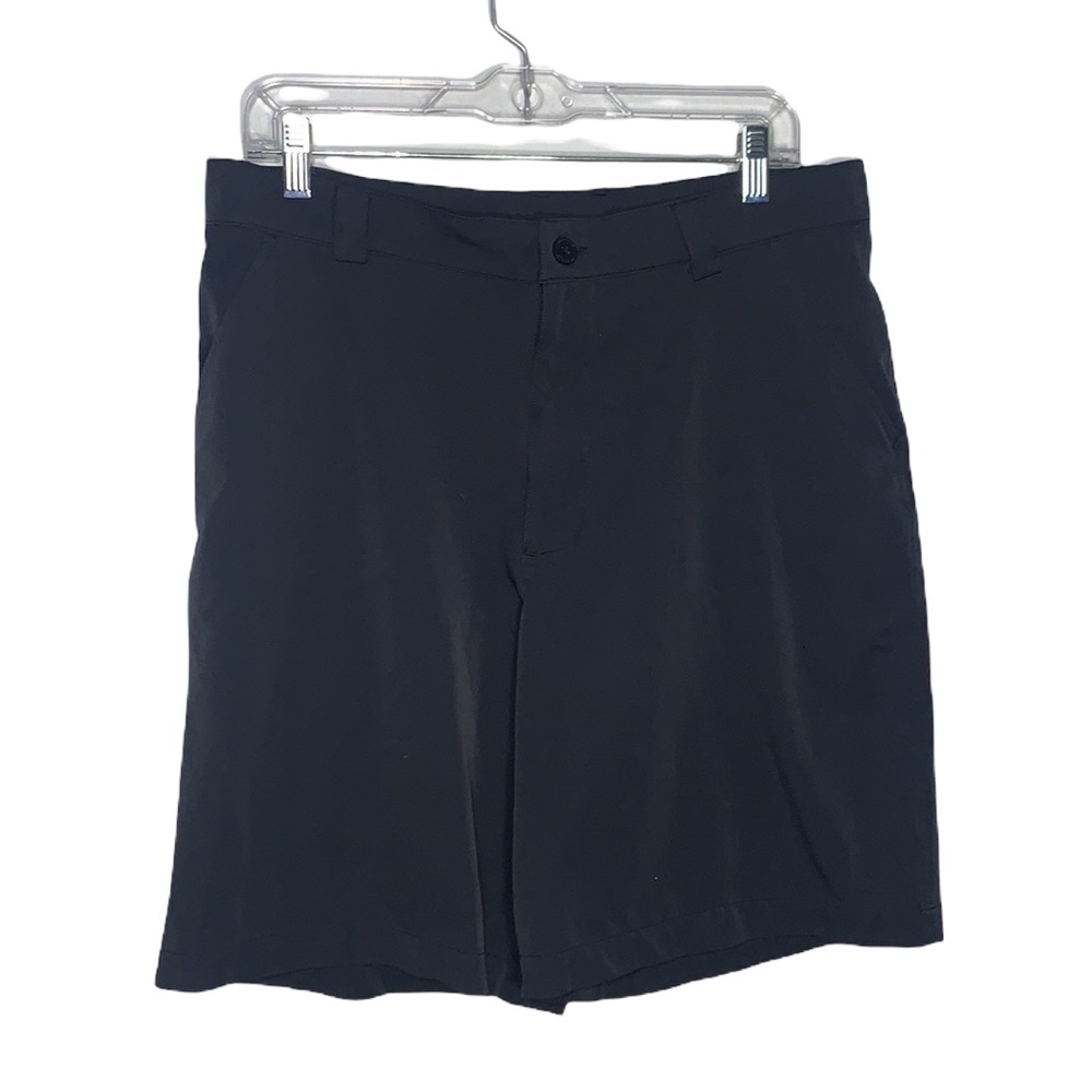 Under Armour Performance Golf Shorts Men's 34R Black Athletic Walking Shorts EUC